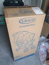 Graco Stadium Duo Tandem Pushchair With Click Connect - Black/Grey