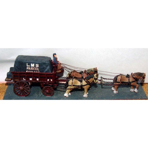 Horse railway delivery - horse,
