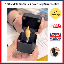 1pc Middle Finger In A Box Funny Surprise Box Pop up Christmas Novelty Fun Gifts