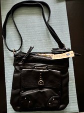 Pavers black faux leather