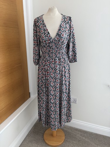 Fat face black floral print - black, bo