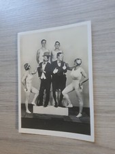 VARIETY THEATRE PHOTO 1920S,FRENCH POSS CIRCUS COMEDY ACROBATS BALANCEING ACT