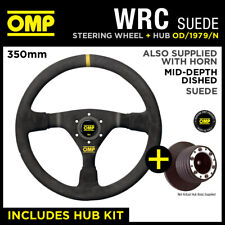 BMW E30 3 SERIES M3 83-90 OMP WRC 350mm MID-DEPTH STEERING WHEEL & HUB KIT COMBO