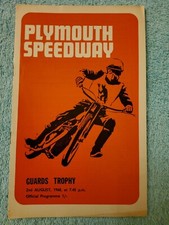 PLYMOUTH SPEEDWAY 1968. THE GUARDS TROPHY. INDIVIDUAL EVENT. 2nd AUGUST. 7th M.