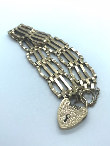 Vintage 9ct gold - vintage, bracelet
