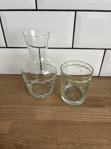 Vintage france glass bedside - glass,
