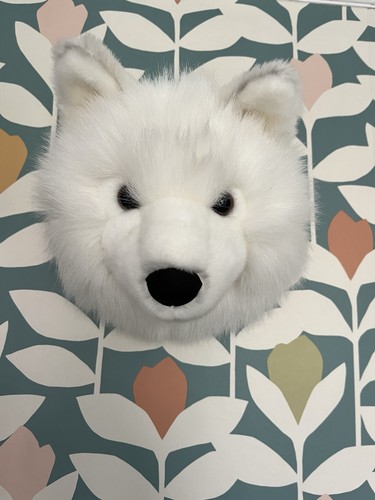 Wild soft wolf head plush - wolf,