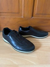 Ecco Hayden Black Leather Slip