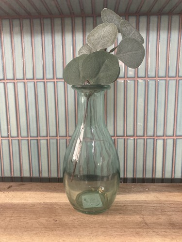 Large recycled glass - large, turquoise