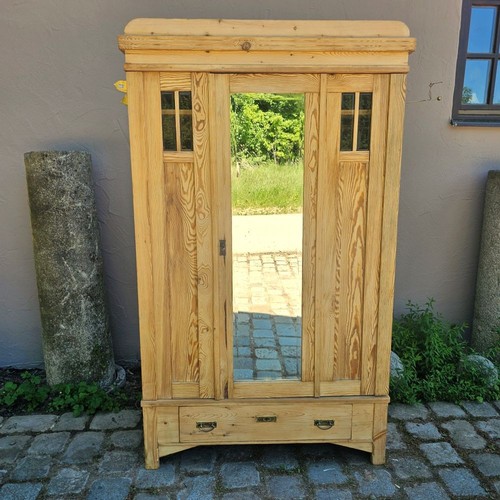 Wardrobe art nouveau - old, with