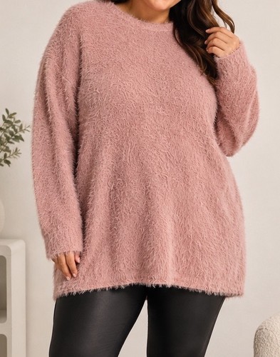 Yours curve pink fluffy - yours,