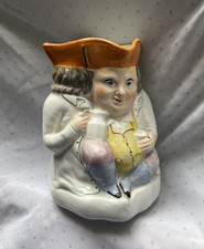RARE Antique STAFFORDSHIRE TOBY JUG Hand Painted  14 cm tall