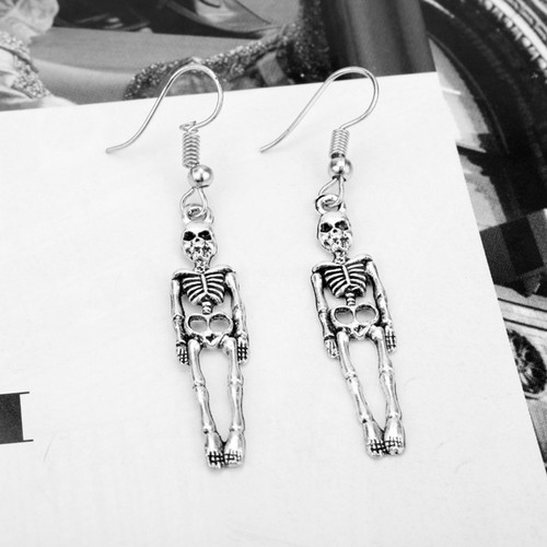 Pair vintage punk skull - pair,