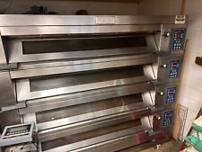 Polin stratos XP 4 deck bakery oven. Electric. Steam.   Model No: 3STAXP4060-5 