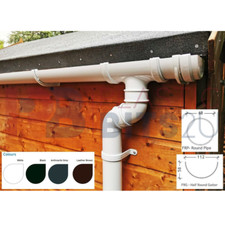 Guttering kit sheds garages - guttering, kit,