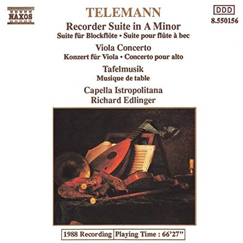 Telemann recorder suite in - -,