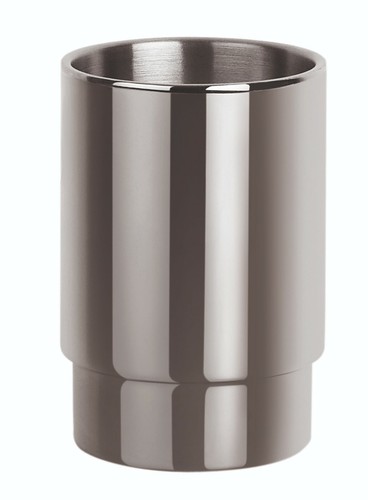 Tooth mug silver spirella nyo - silver,