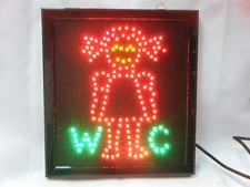 LED FLASHING NOVELTY FEMALE WC