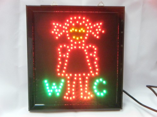 Led flashing novelty female - female, wc
