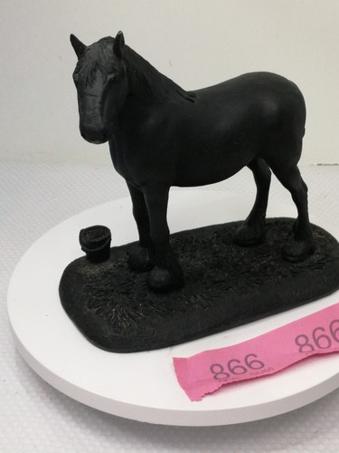 Black horse figurine ornament