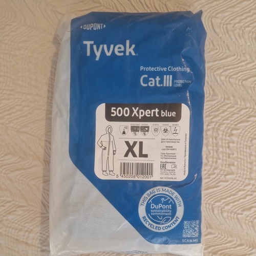 Dupont tyvek 500 xpert blue - tyvek,
