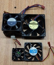Four used PC component / case