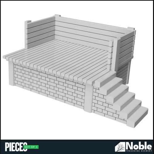 Gauge railway coaling stage - oo,