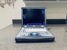 GE LOGIQ E PORTABLE ULTRASOUND (R5) GREAT CONDITION WITH POWER SUPPLY OBY/GYN
