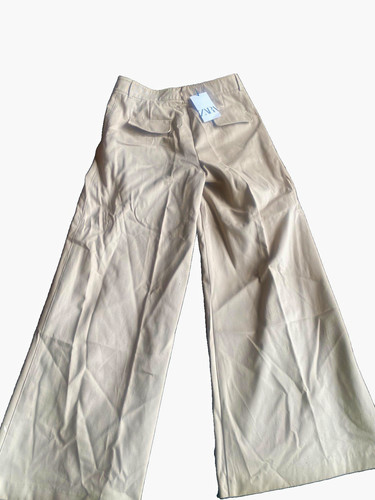 Zara beige high - beige, high-rise