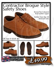 Contractor Brogue Tan/Brown
