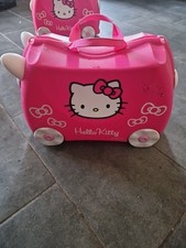 Pink Limited Edition Trunki Kids Hello Kitty Ride On Suitcase Luggage Storage UK
