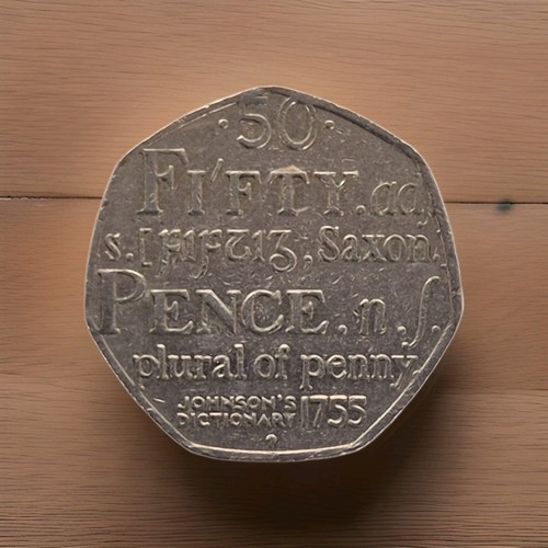 Rare 50p johnson - rare, johnson's