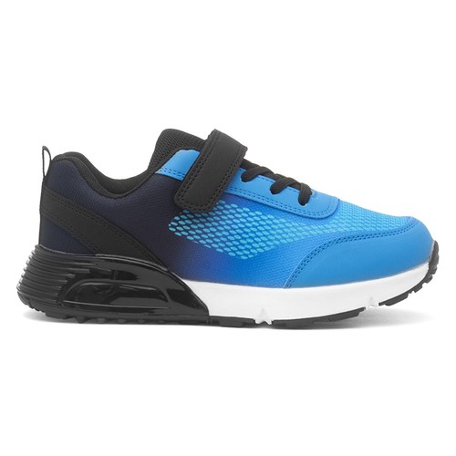 Kids blue black trainers easy - blue,