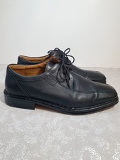 Joseph Seibel Mens Soft Black Leather Oxford Shoes UK 9 43 Derby Formal RRP89