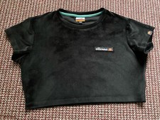 VINTAGE ELLESSE BLACK CROPPED