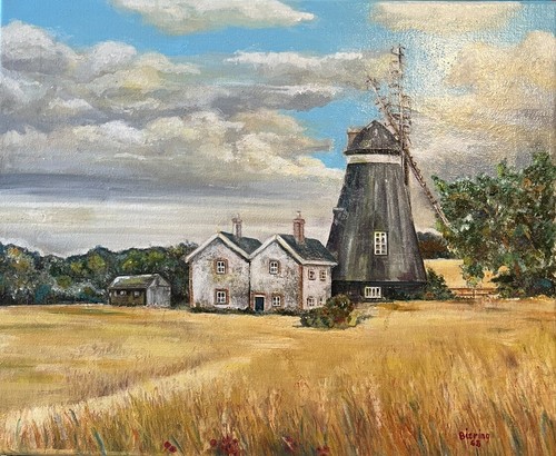 Original oil painting vintage - original,