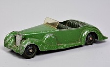 Vintage Dinky 38c Lagonda Tourer, Green, Playworn/WAF