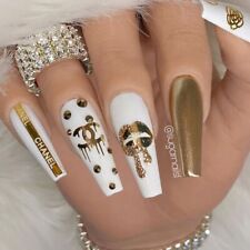 Gold Nail Art Stickers Shiny Gold Letters Nail Art Designs DIY Decals