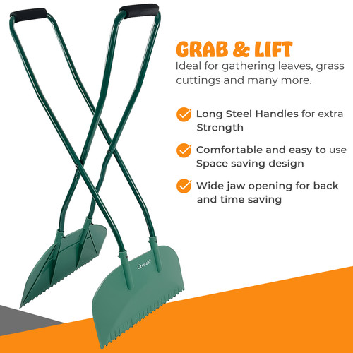 Long handled leaf collecting - leaf,