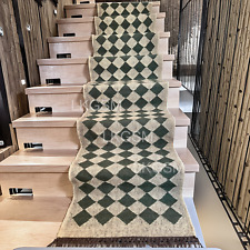 Moroccan Vintage Kilim Rug aztec kilim Runner  Wool Jute Rug Stair kilim rug