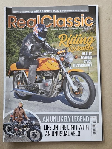 Real classic motorcycle - real,