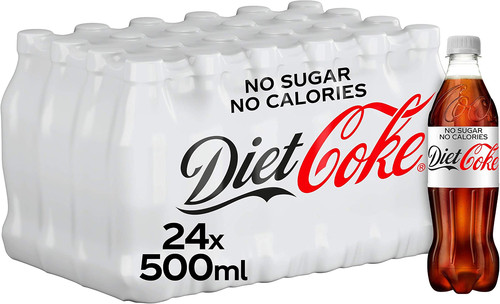 Diet coke 500ml - diet, x