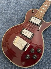 Rare 1970’s Hoyer Bass Guitar Vintage Germany Cherry Red solid body bass Vgc