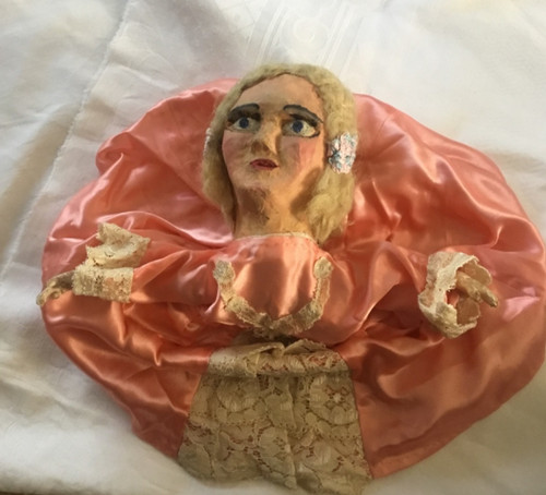 Crinoline lady paper mache - lady,