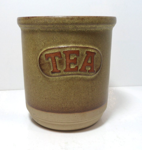Pottery tea jar storage - tea,