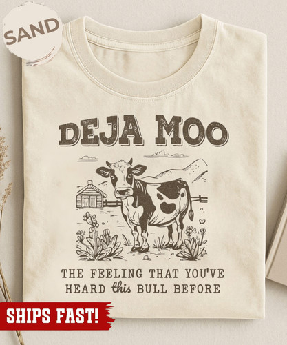 Deja moo shirt - moo, funny