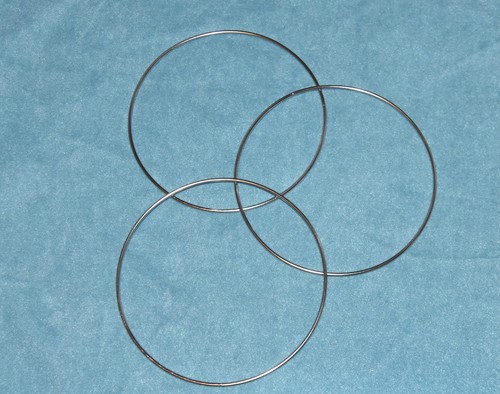 Metal rings diameter - rings, 6”