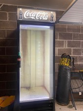 Large vintage Coca Cola Standing Fridge