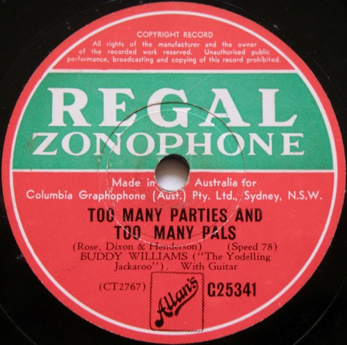 Buddy williams too many - buddy,