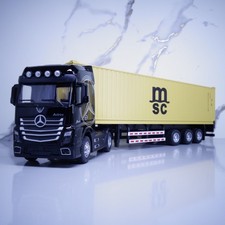 Mercedes Benz Actros Articulated Container Truck – 1:50 Scale Diecast Model